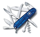 Nôž Victorinox Huntsman Transparentný, modrý Nôž Victorinox Huntsman Transparentný, modrý
