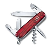 Nôž Victorinox SPARTAN transparentný, červený Nôž Victorinox SPARTAN transparentný, červený
